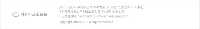 지란지교소프트 카피라이트